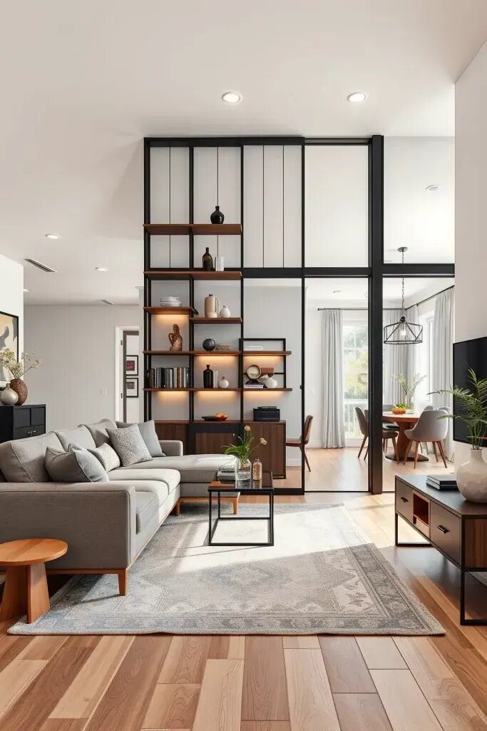 Pivoting Walls for Open or Closed Layouts