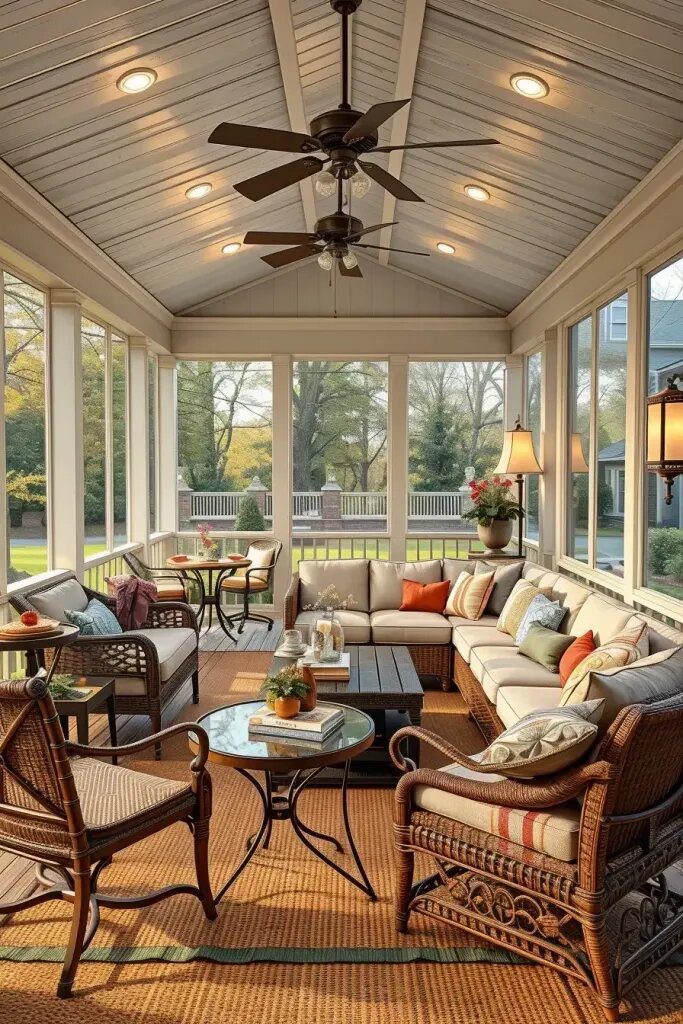 Furniture Layout Tips For Screened Porches - photo 2