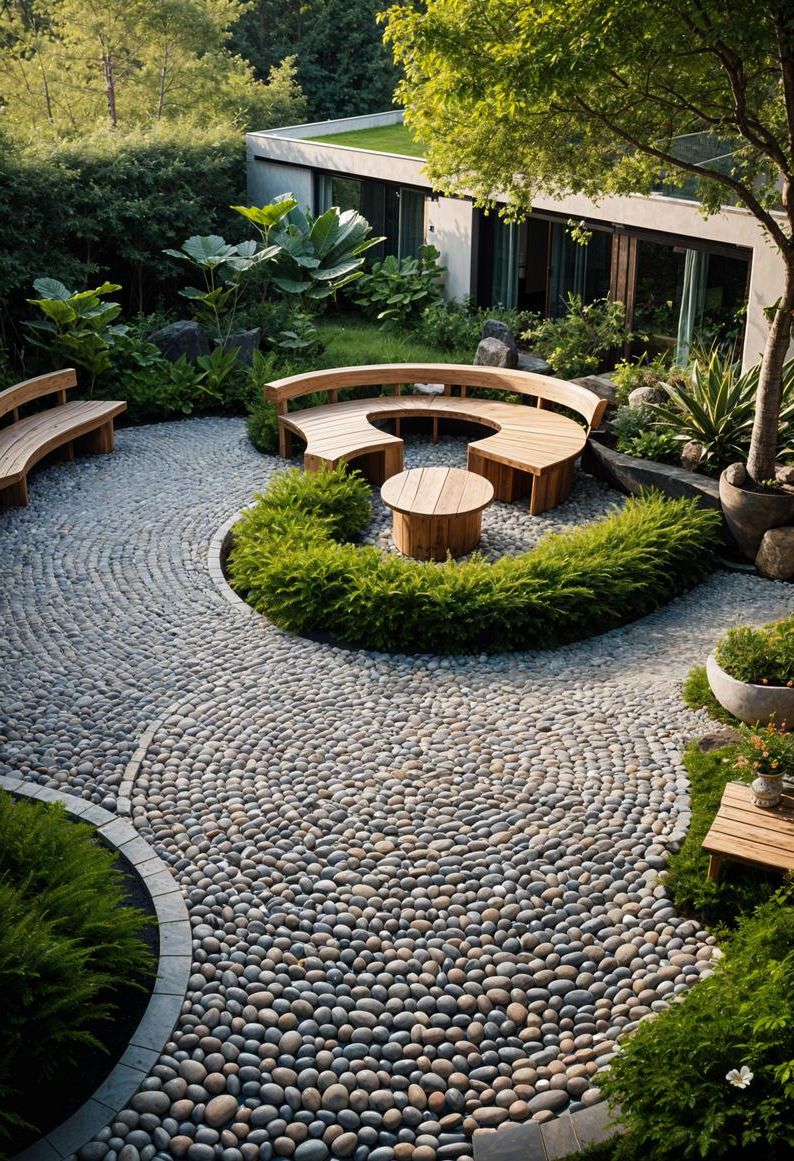 7. Nature-Inspired Concrete Patio Ideas - photo 3