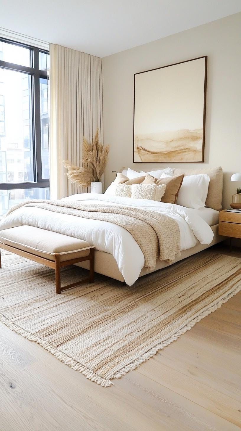 1. Minimalist Sanctuary in Soft Neutrals - photo 2