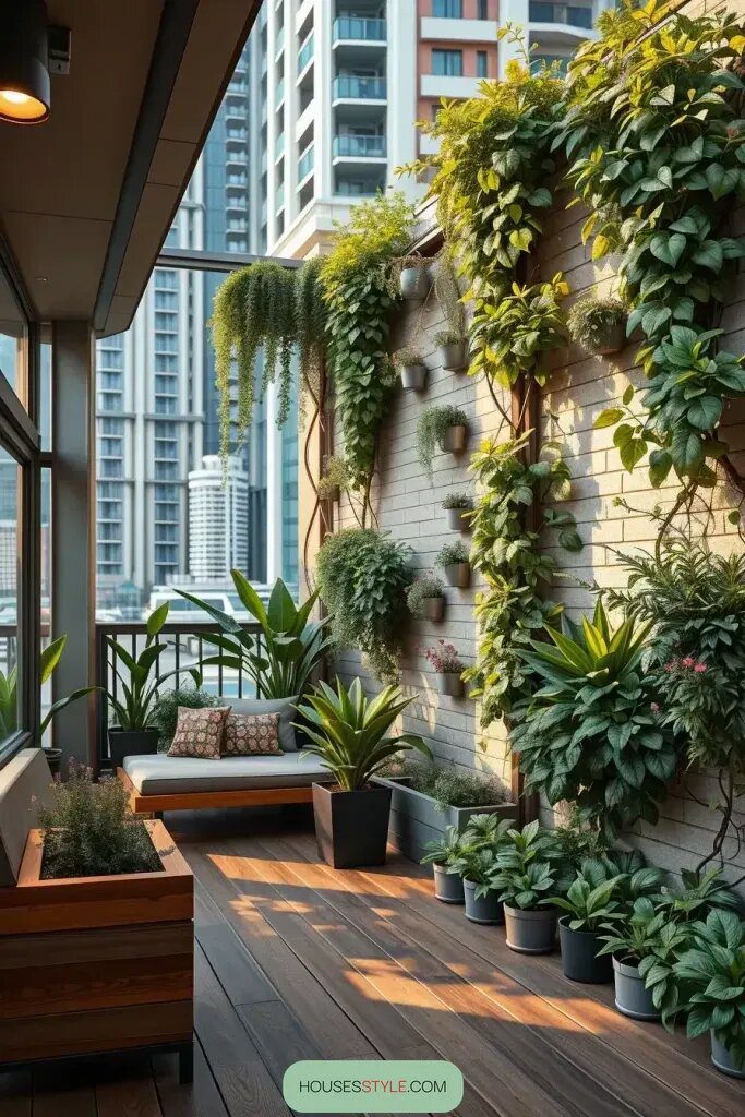 Contemporary Vertical Garden Designs For Terraces