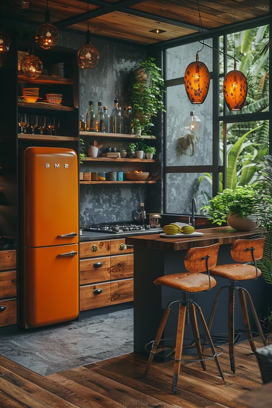 9. Colorful Smeg Fridge Ideas