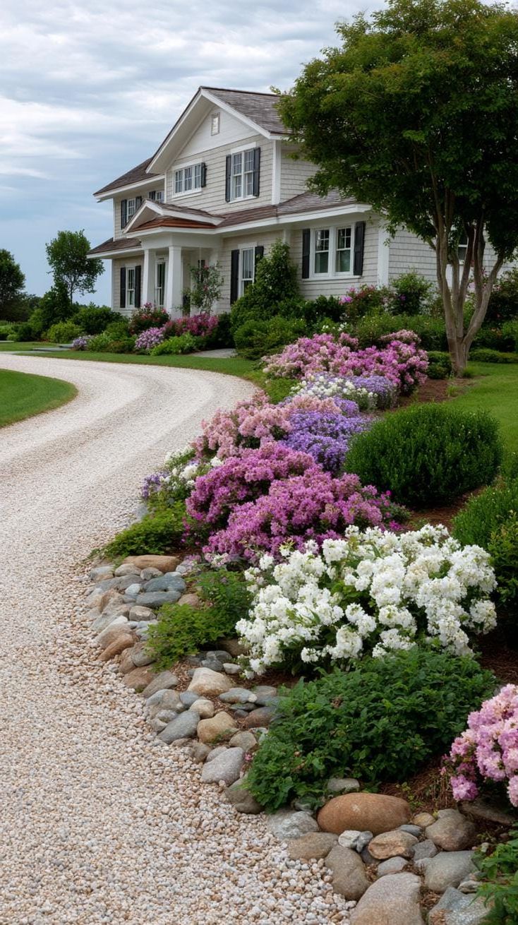 8. Flower Beds Along a Crushed Gravel Driveway - photo 2