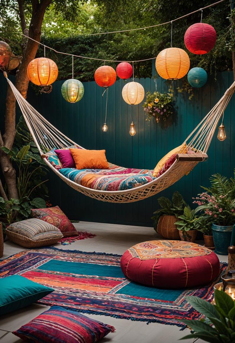9. Bohemian Garden Oasis Ideas - photo 2