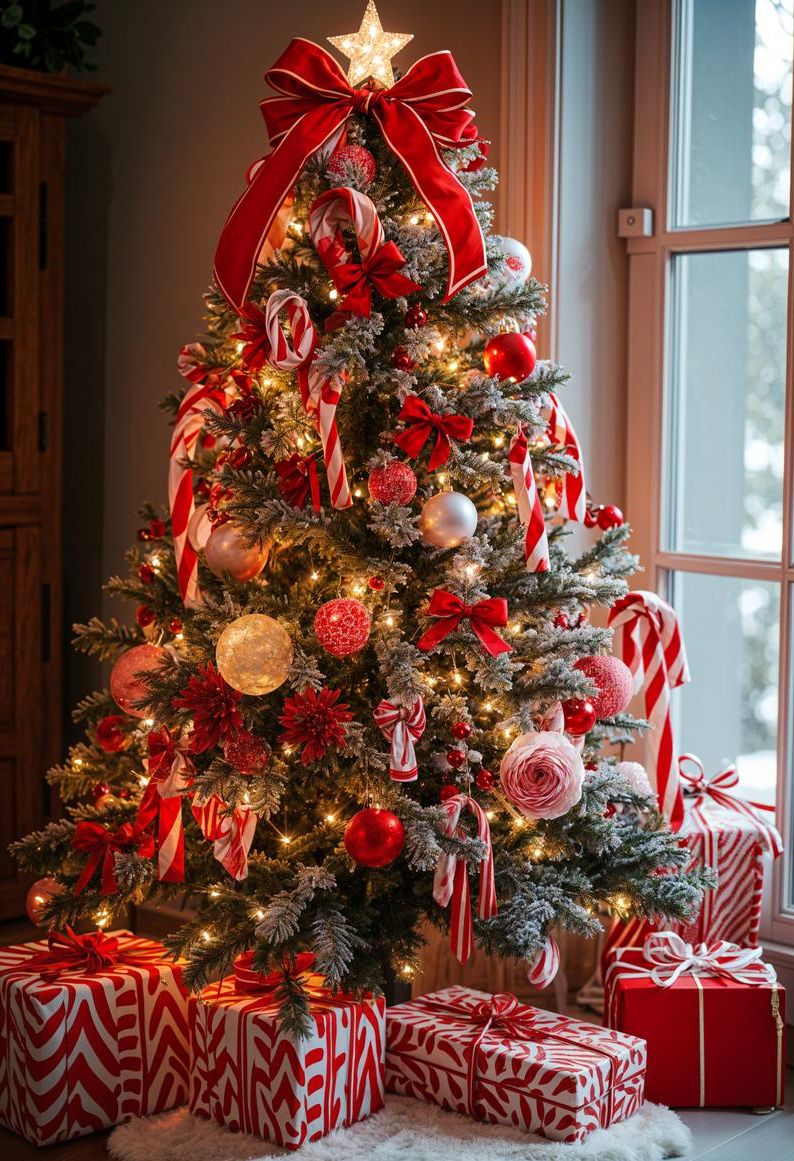 1. Sweet Candy Cane Christmas Trees - photo 3