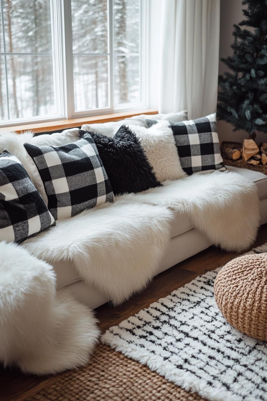 6. Buffalo Plaid Decor Highlights