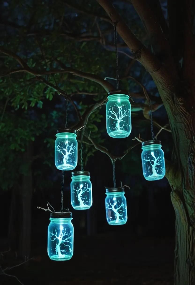 1. Spooky Mason Jar Lanterns - photo 3