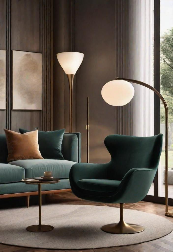 24. Arched Stem Floor Lamp Style