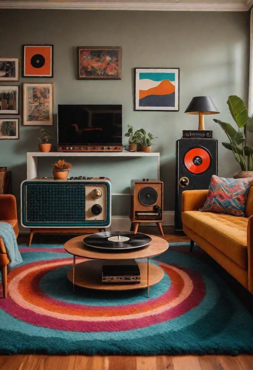 22. Vintage Vibes in Cozy Spaces