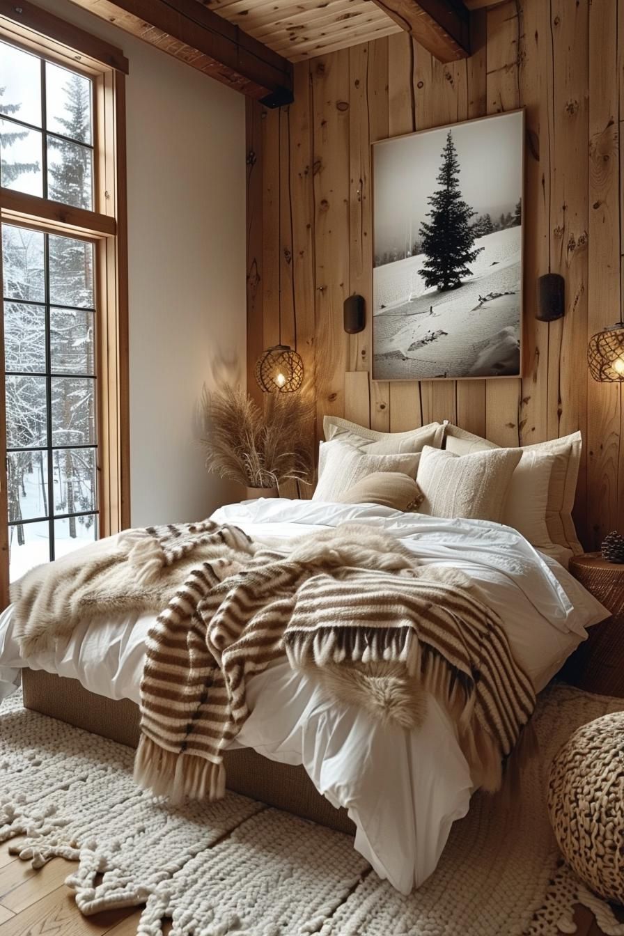 17. Winter Woodland Bedroom Inspiration - photo 2