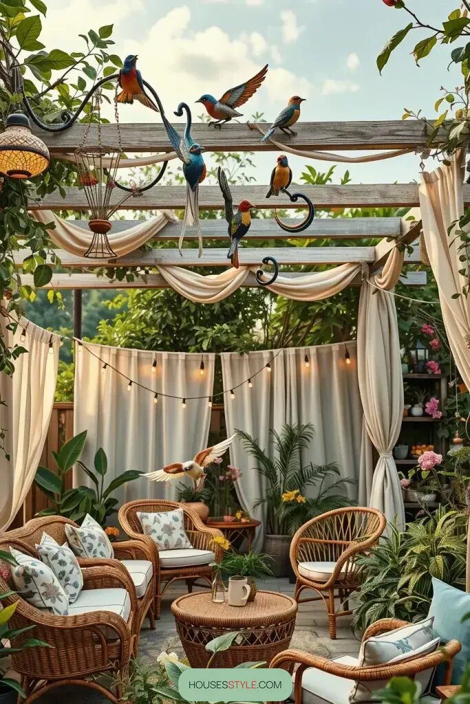 Hanging Figurines for Trees and Pergolas
