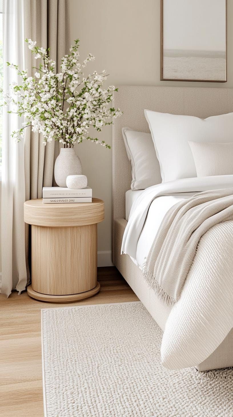 1. Minimalist Sanctuary in Soft Neutrals