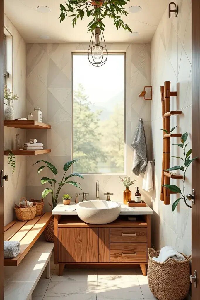 Bringing In Wood and Bamboo Accents - photo 2