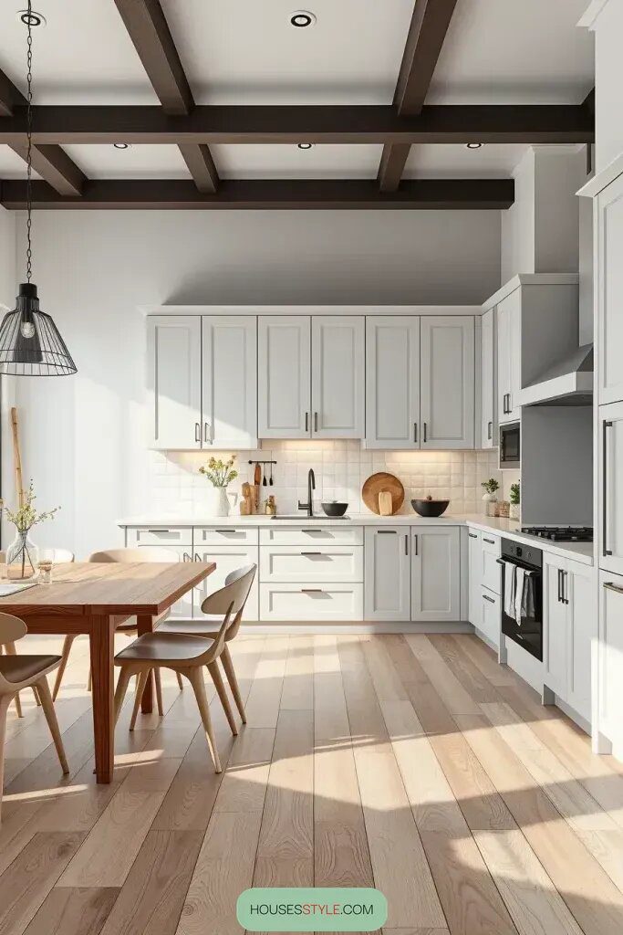 Scandinavian Kitchen Designs with Gray Cabinets - photo 2