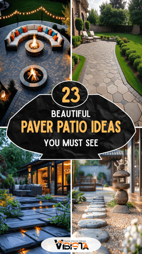23 Gorgeous Paver Patio Ideas You Must See