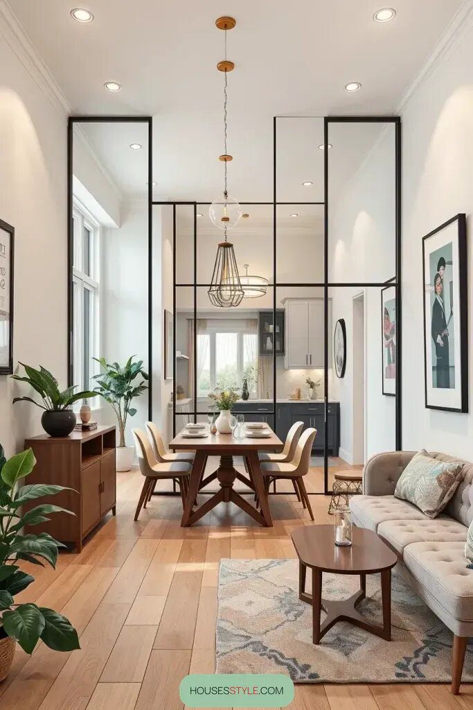Using Glass Dividers to Separate Space Without Shrinking It