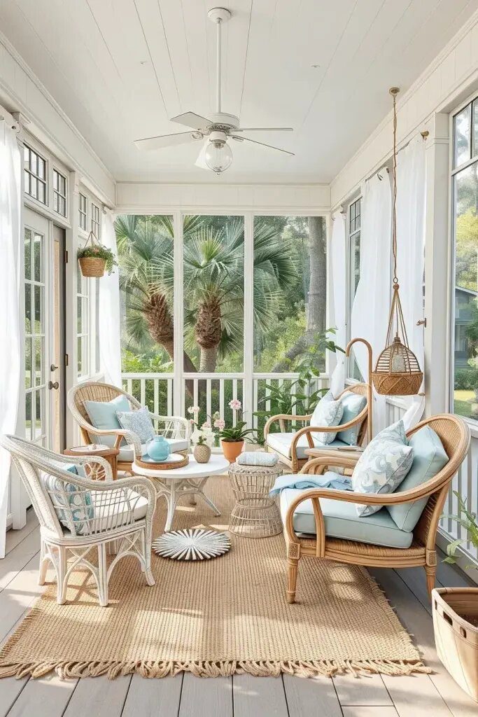 Coastal-Style Screened Porch Makeover Ideas - photo 2