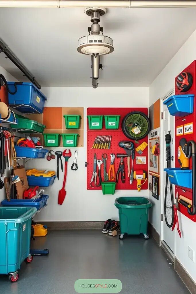 Use Color Coding to Mark Storage Areas