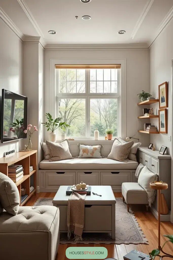 Adding Built-In Seating To Small Living Rooms - photo 2