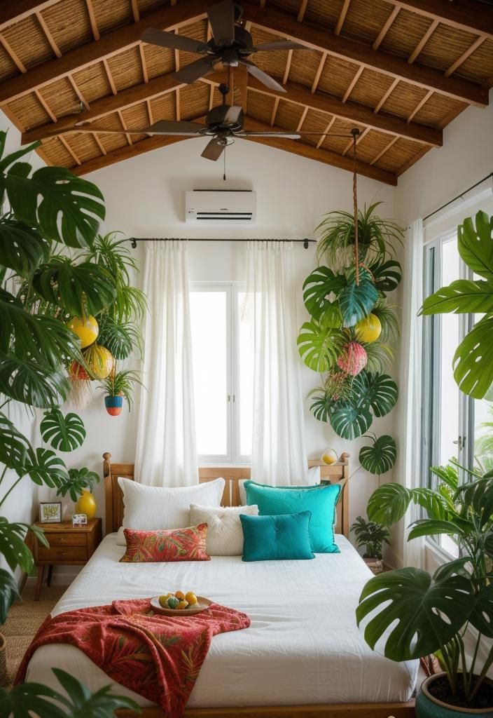 18. Tropical Island Teen Boy Bedroom