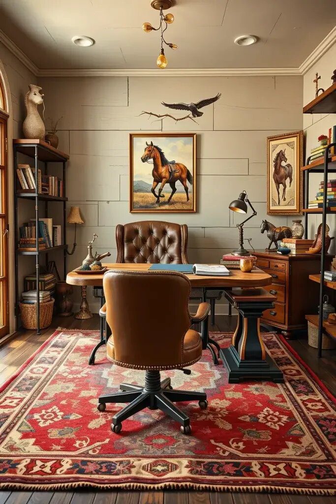 Western-Inspired Home Office Design Ideas - photo 2