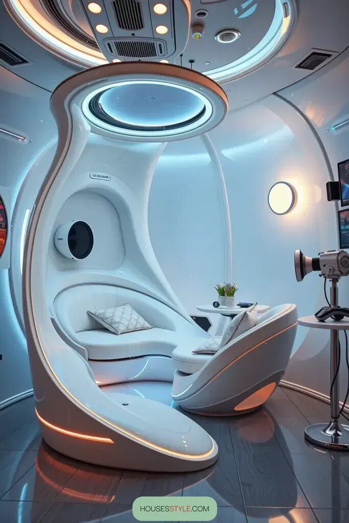 Futuristic Seat Pods for Modern Living Rooms - photo 2