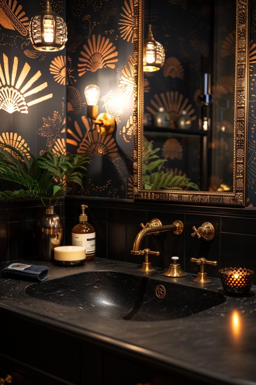 7. Glamorous Art Deco Wall Accents