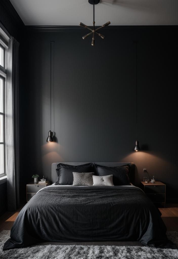 6. Industrial Elegance Bedroom Look - photo 2