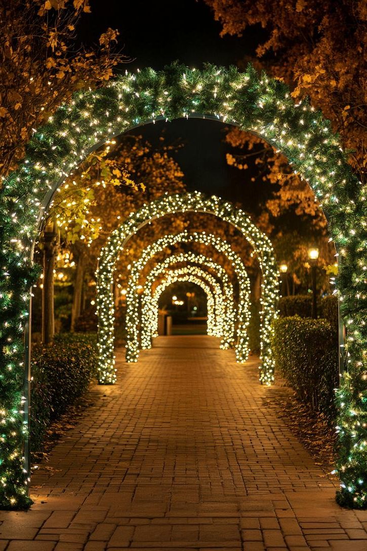 10. Mistletoe Lighted Archway Ideas - photo 3
