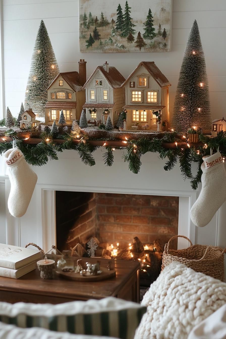 4. Charming Farmhouse Village Display - photo 3