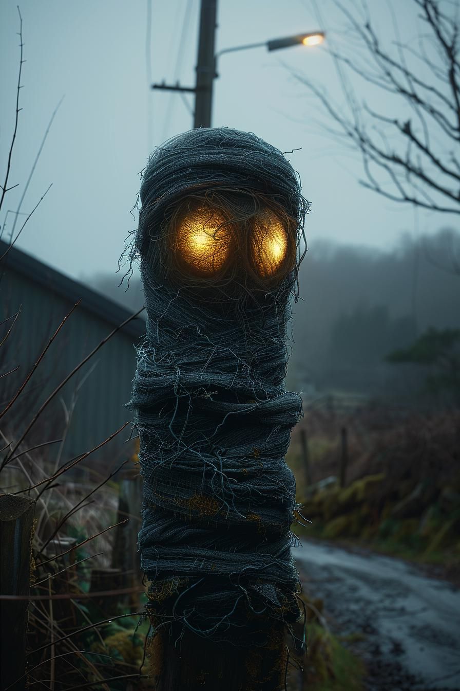 15. Lamp post mummy decor - photo 2