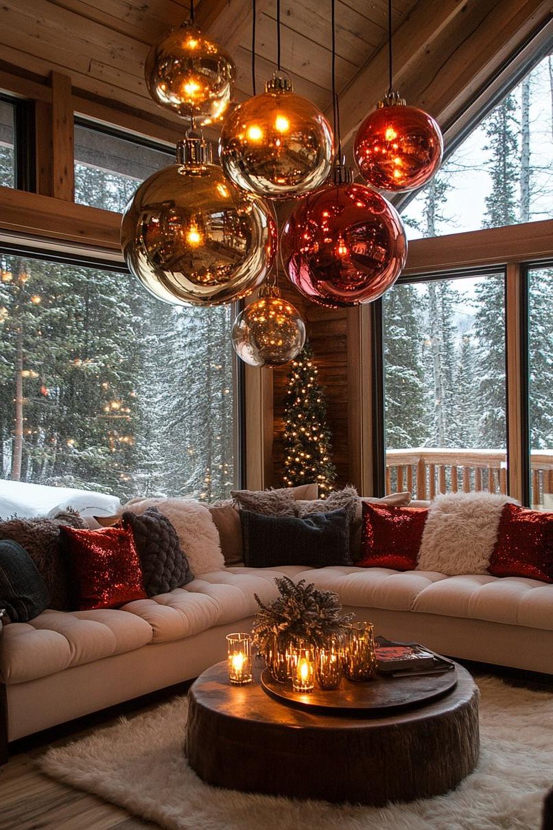 8. Oversized Ornaments on Light Fixtures - photo 3