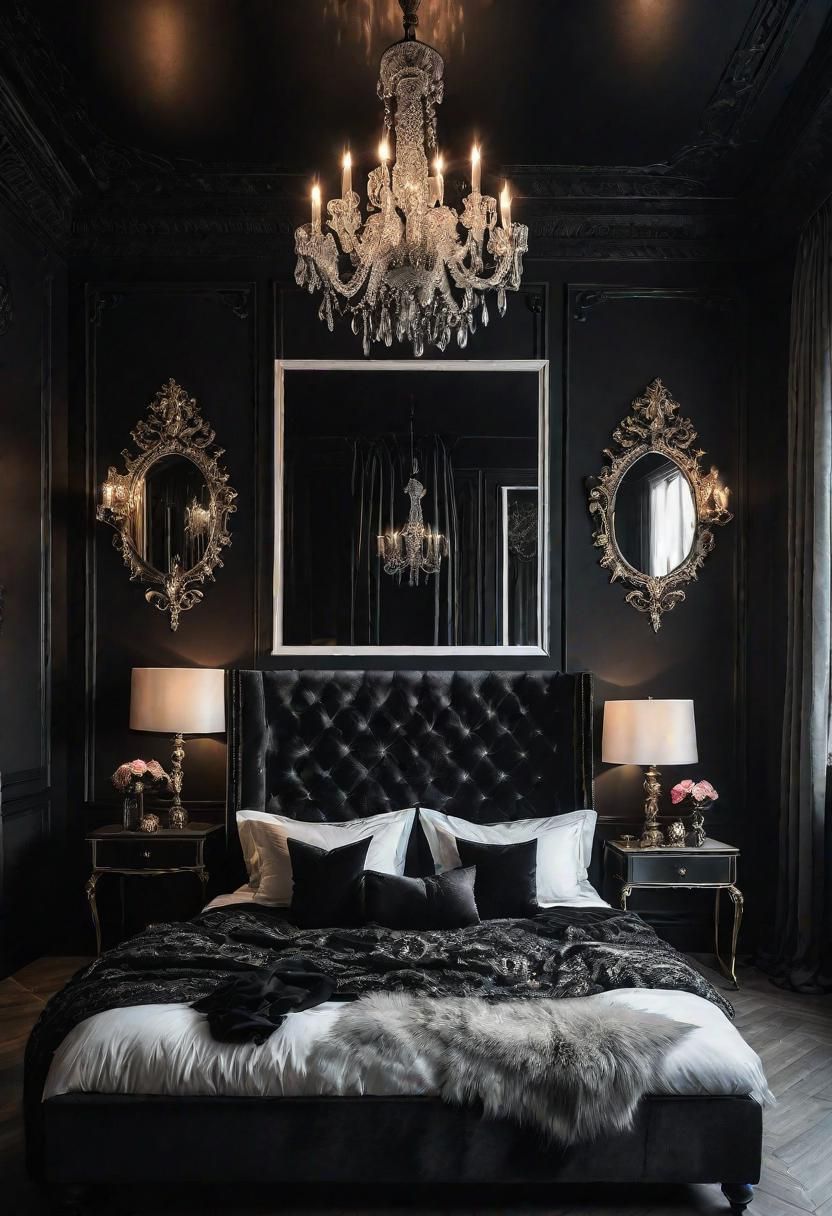 13. Gothic-Inspired Bedroom Design - photo 2