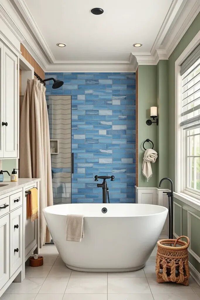 Blending Sage And Blue With Beige Or White
