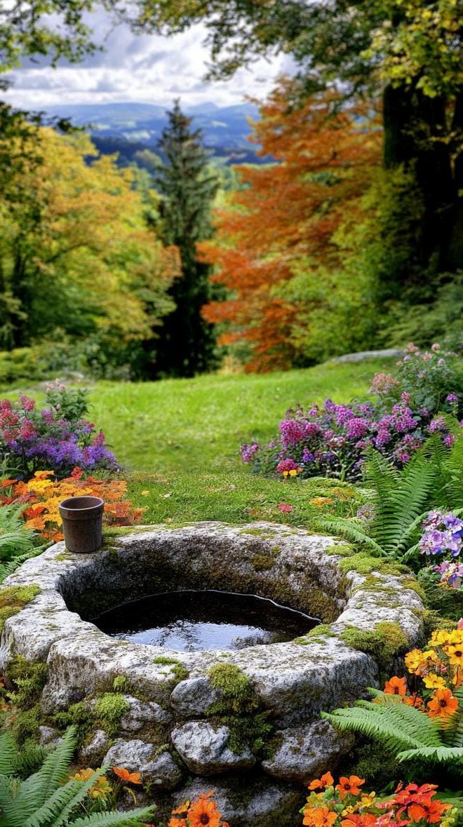 11. A hidden well surrounded by wildflowers - photo 2
