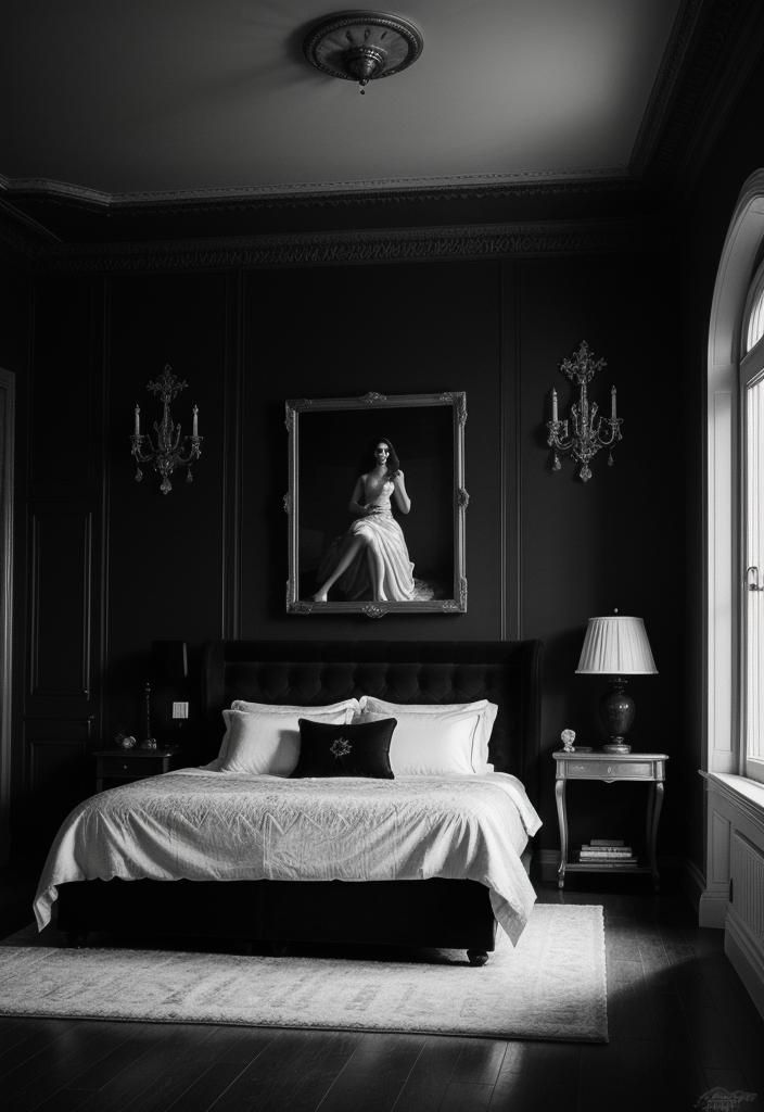 8. Baroque Noir Frame Styling
