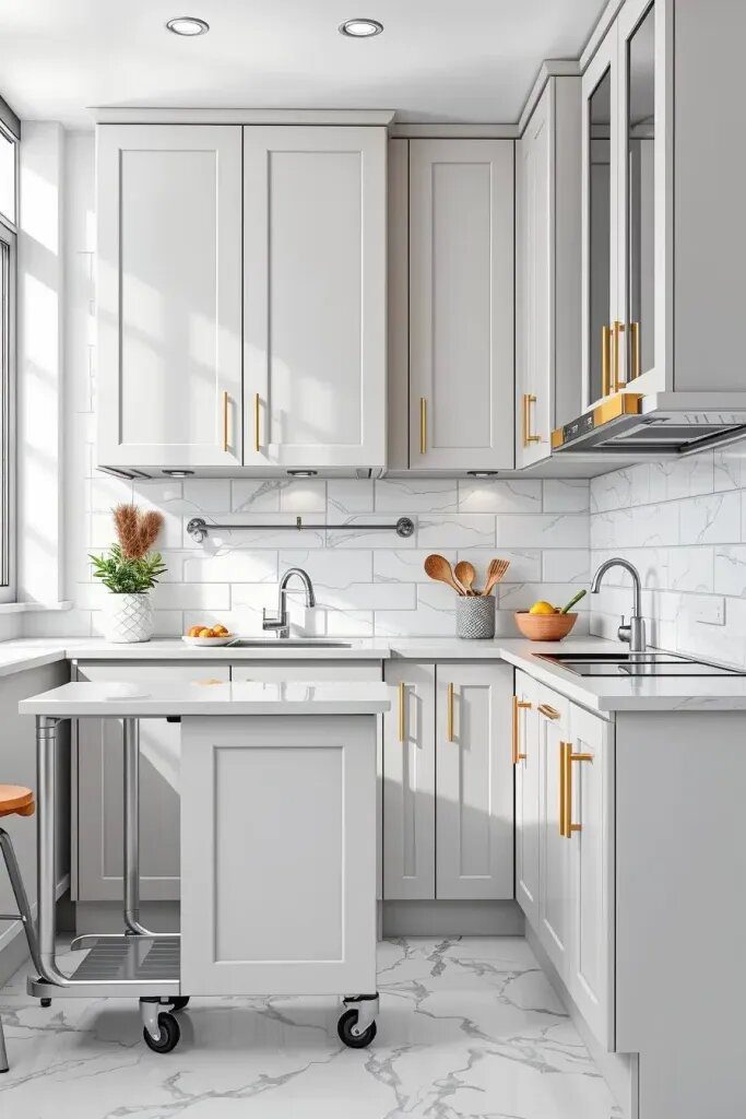 Small Kitchen Tips for Gray Cabinets - photo 2