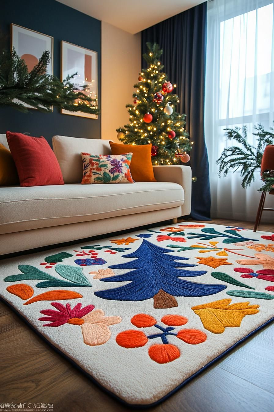 18. Holiday Throw Rugs for Apartments - photo 3