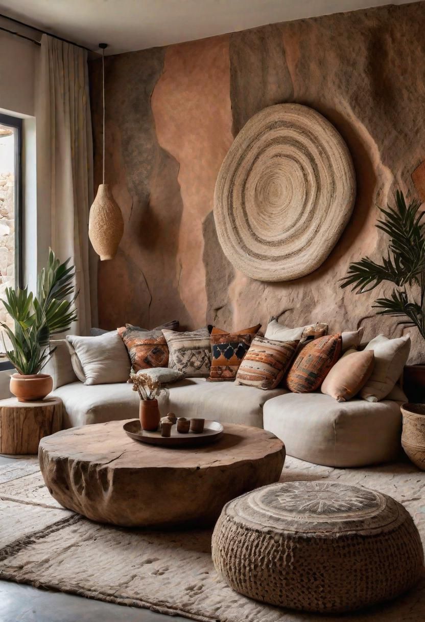 12. Textured Accent Wall for Boho Rooms - photo 2
