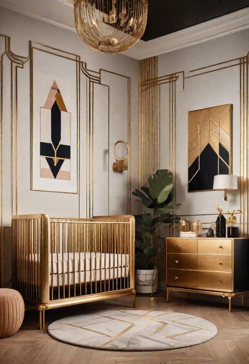 60. Dreamy Art Deco Nursery