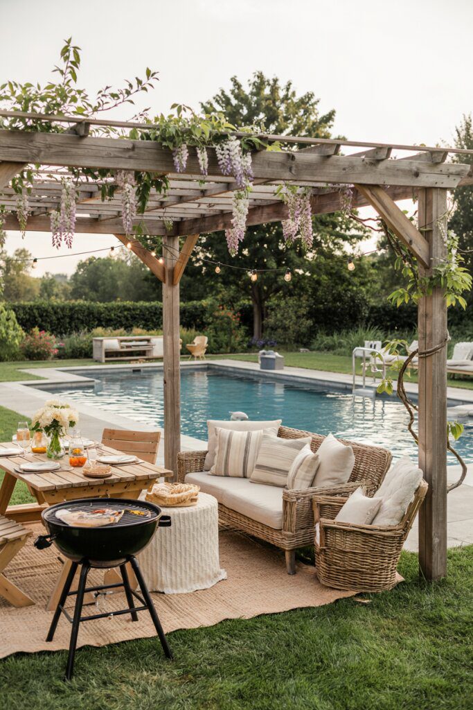 Shaded Pergola Pool for Families - photo 2
