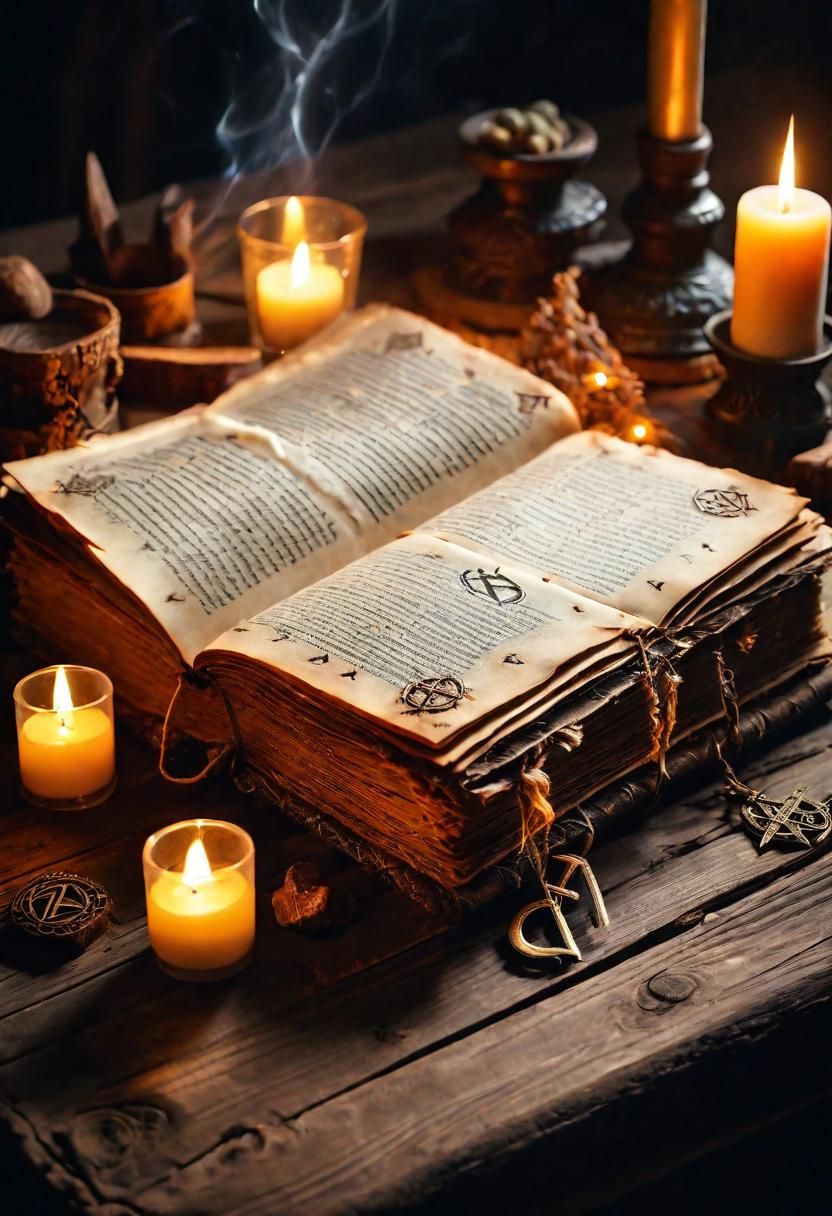 8. Enchanted LED Spell Book Decor