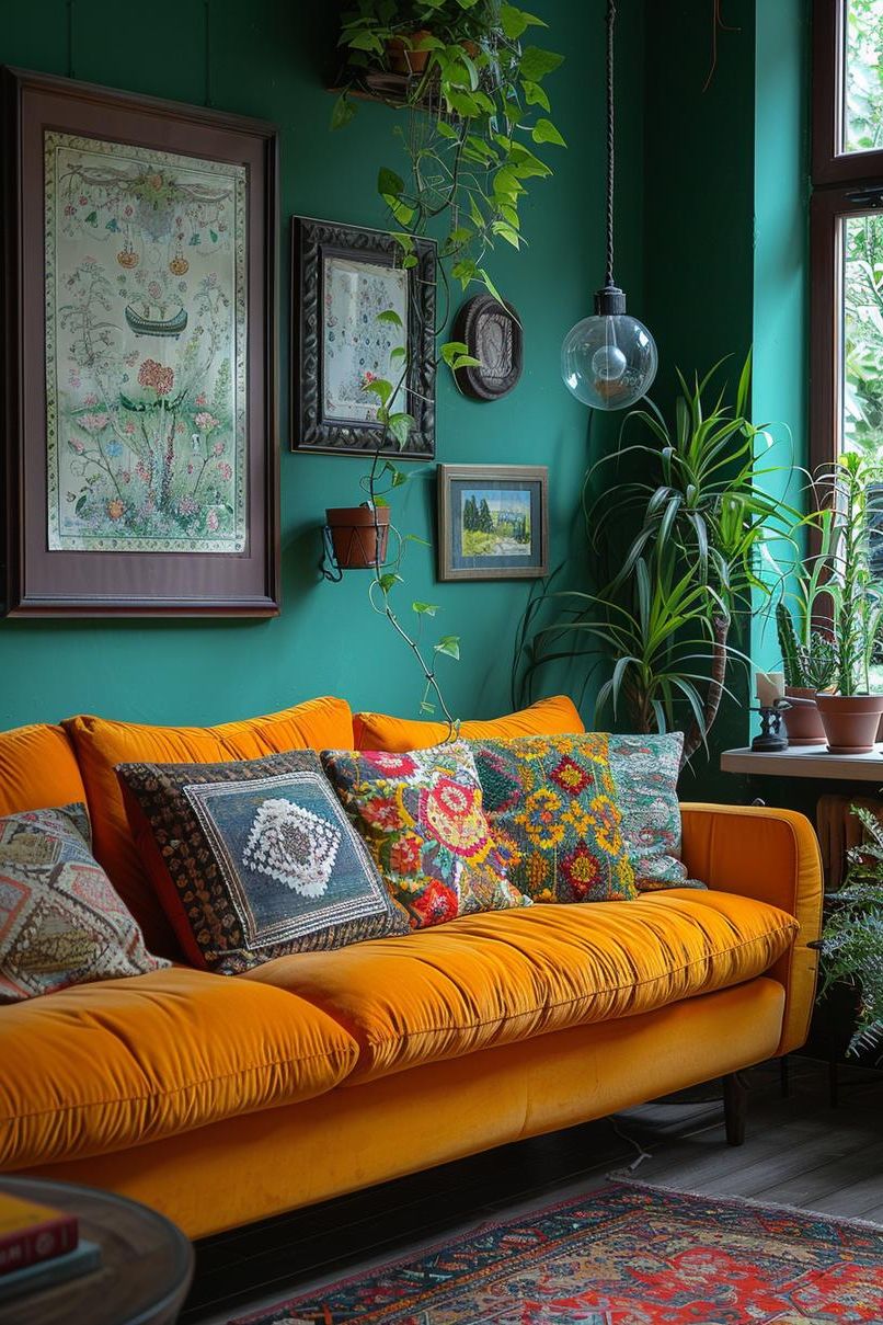 3. Eclectic Rug and Cushion Pairing - photo 2
