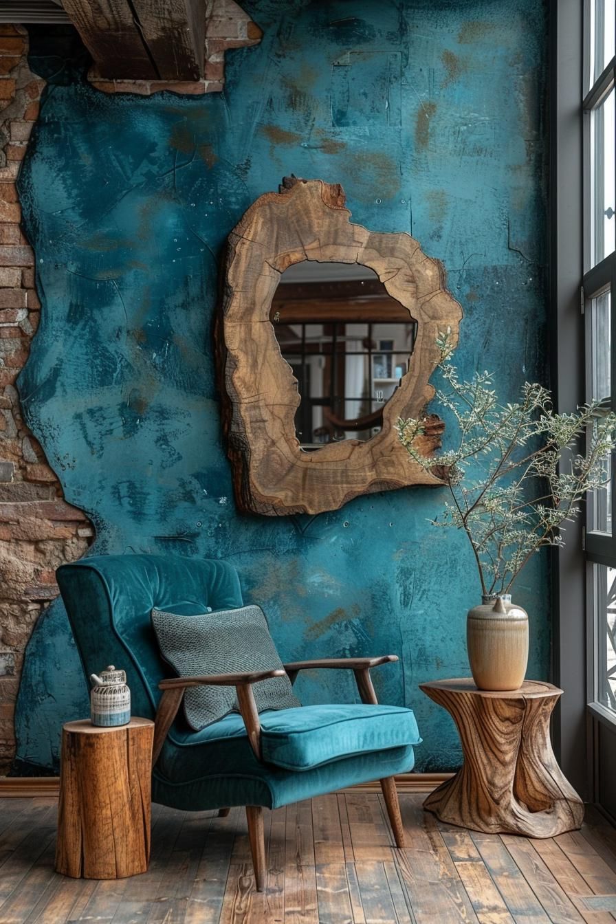 14. Pairing Organic Mirrors with Vintage Finds - photo 2