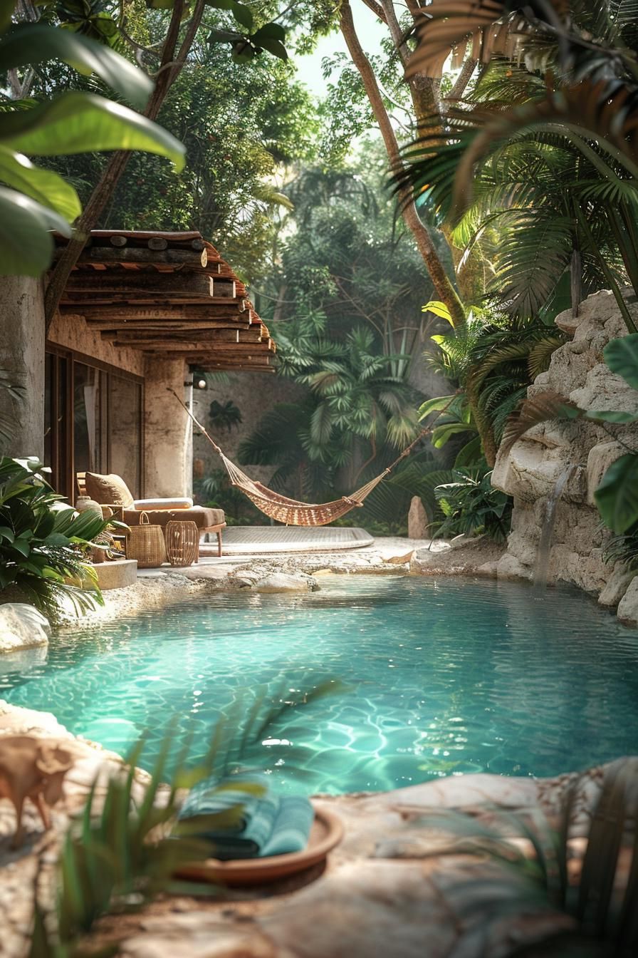 6. Tropical Hammock Oasis by Pool