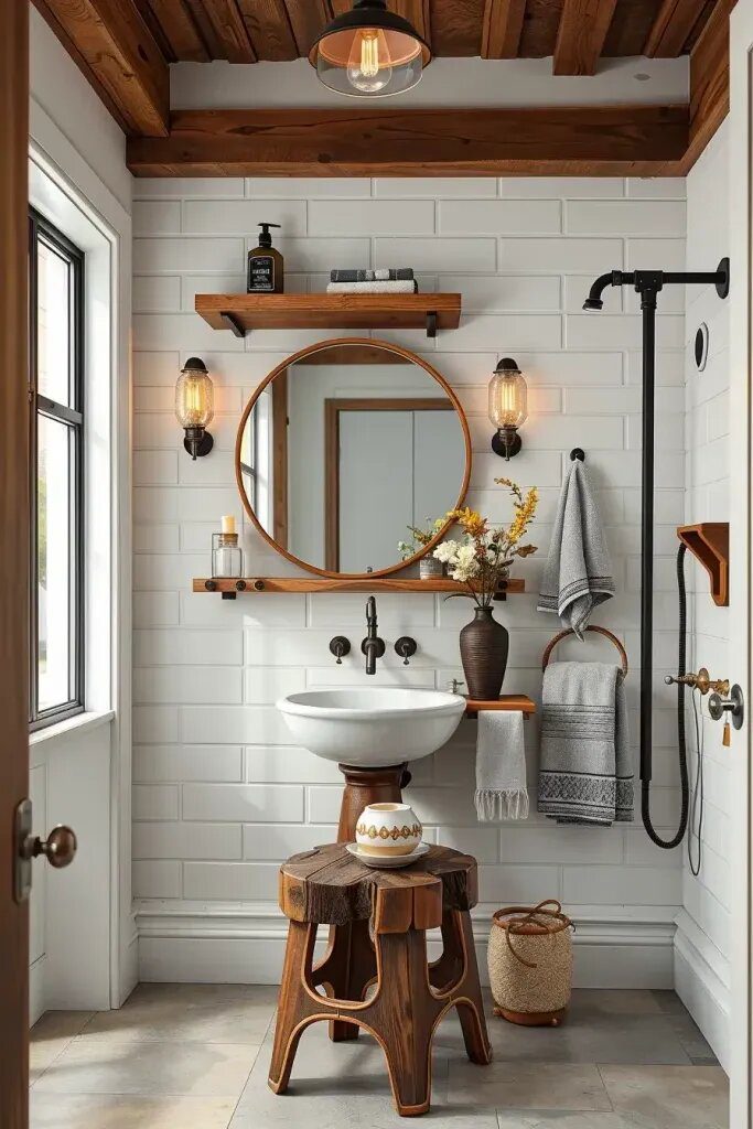 Final Touches for a Modern Rustic Bathroom - photo 2