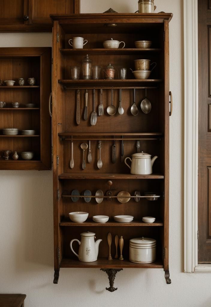 6. Antique Spoon Drawer Pulls