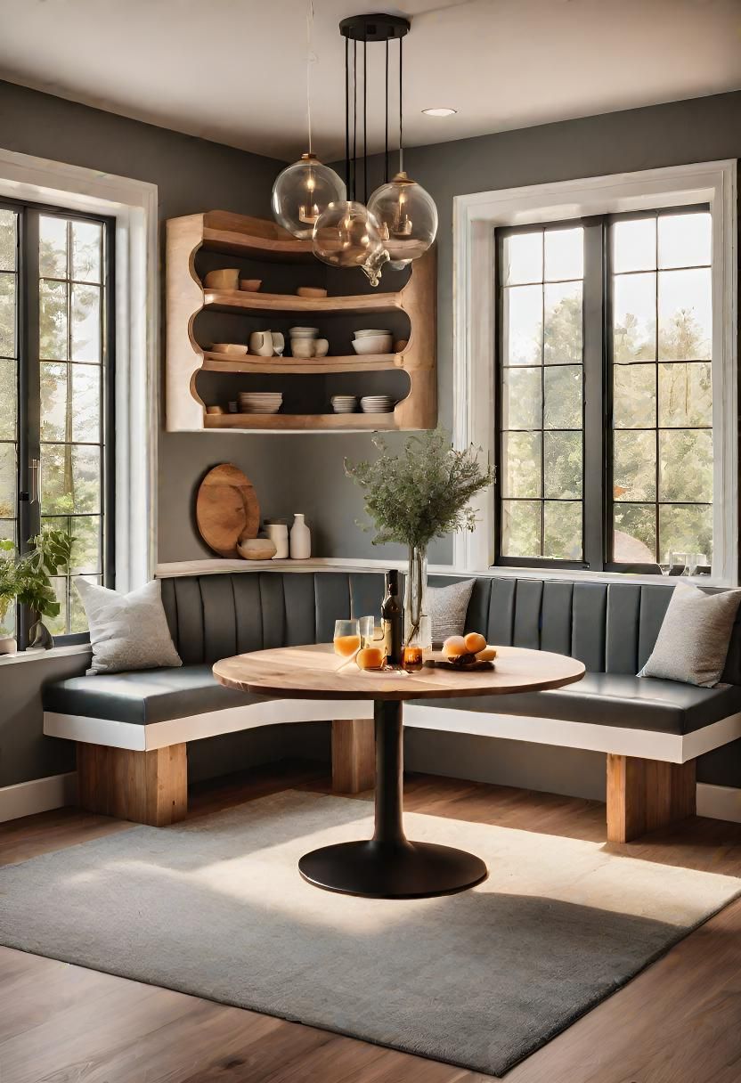 34. Breakfast Nook Storage Benches - photo 3