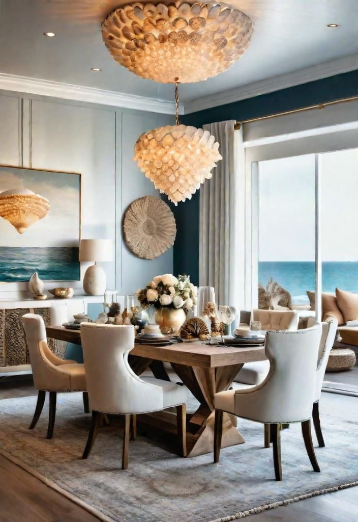 32. Lighting Fixtures Made from Seashells