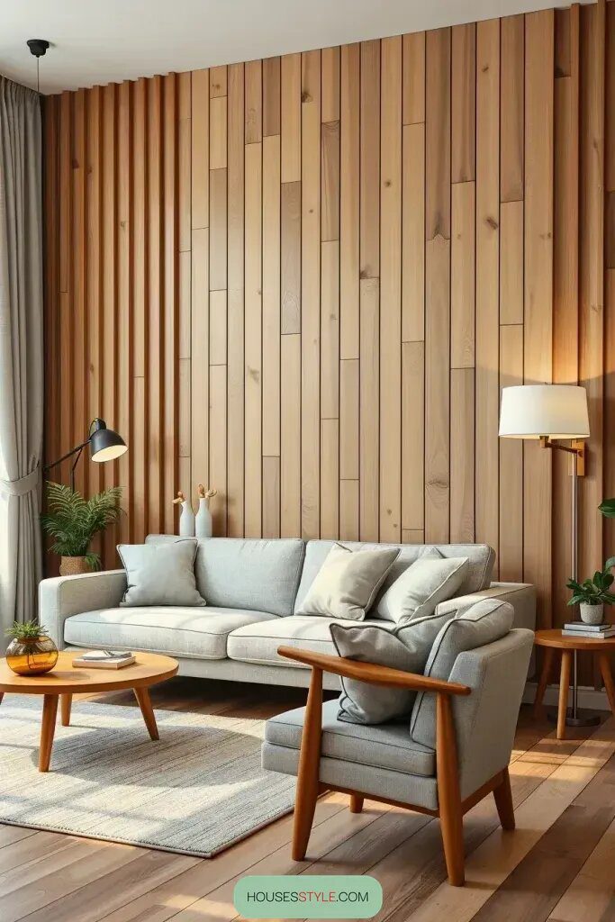 Arrange Wooden Slats for Architectural Wall Charm - photo 2